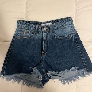 Denim shorts